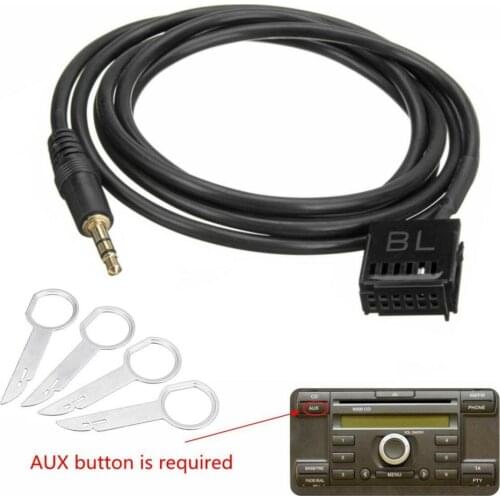 1 Set Car AUX Audio Input Adapter Connection Cable For F ord Focus Mk3 Car 3.5mm Jack Plug