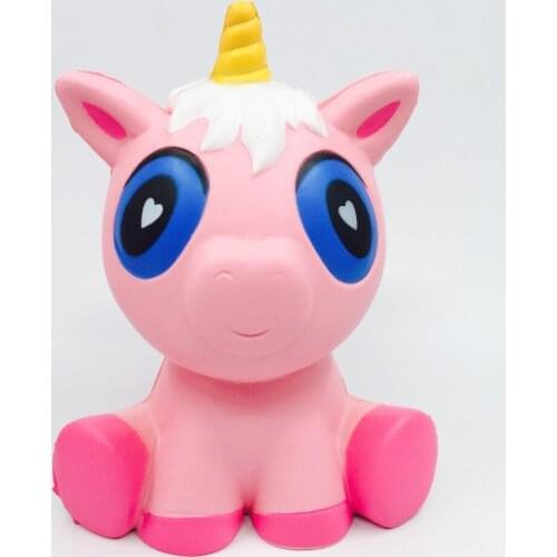 1pcs Squishy Cute Slow Rising Jumbo Ice Cream Cake Strawberry Panda Food Marshmallow Cat Squeeze Fun Novelty Antistress Gifts