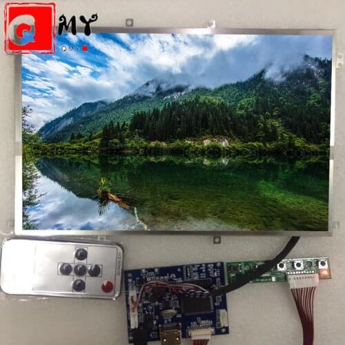 10.1 IPS Display 1280 * 800 HD LCD Monitor Remote Driver Control Board 2AV HDMI VGA for Lattepanda, Raspberry Pi USB TYPE -C