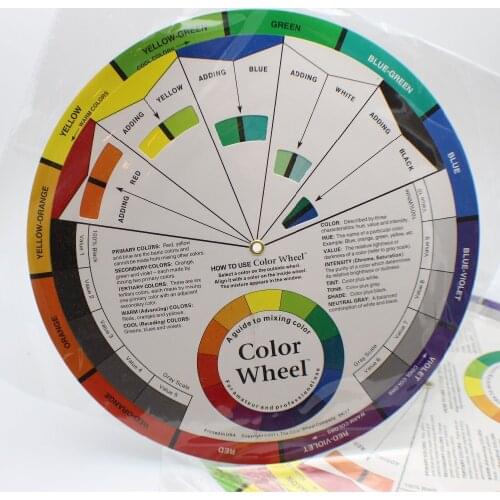 2 pcs Permanent Makeup Micro Pigment Color Wheel tattoo permanent makeup accessories ink Color Wheel Swatches