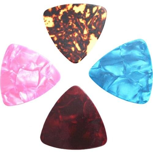 60%Hot Sale 10Pcs Durable Acoustic Guitar Pick Plectrums Portable Acoustic Guitar Picks Round Tip Musical Instrument Accessories
