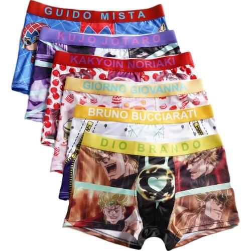 Brdwn JoJos Bizarre Adventure Golden Wind Mens Giorno Bucciarati Mista Brando Kujo Noriaki Cosplay Costume Shorts Beach Pants