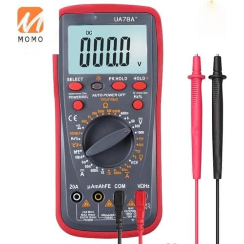 Hot sale 6000 counts Capacitance Resistance Temperature NCV TRMS AC DC digital multimeter