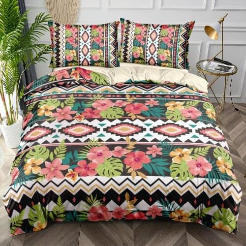 Floral Design Duvet Cover Sets Fashion Flower Bedding Set Quilt Covers Pillow Shams Single 150x200cm Twin Custom Home Textiles