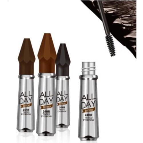 4 Color Eyebrow Cream Enhancers Long-lasting Waterproof Air-cushion Dye Eye Brows Gel Brown Tinted Liquid Eyebrows Tint T0100
