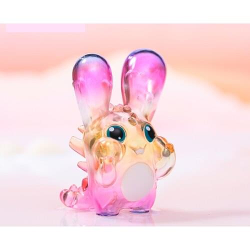 Hot Designer Blind Box Shushdog Green Mail Essence Doll Cute Doll Gurl Gift Home Decore Kawaii Accessories Anime Figure Model