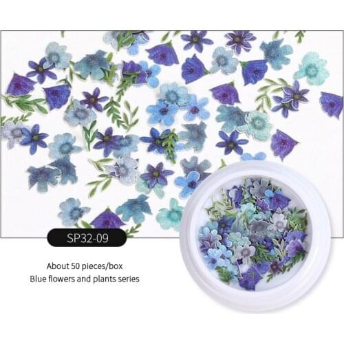 Nail Art Stickers DIY Decorations Tips Nail Art Animal Plant Color Flower Bee Nail Decoration Fruit Sticker Nail Decals TSLM1