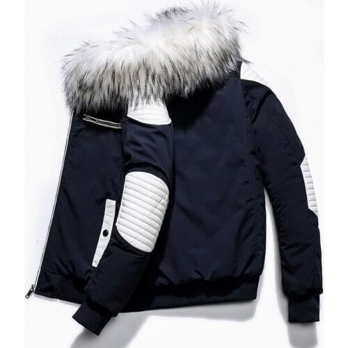 2019 New Men Winter Jackets And Coats Mens Warm Casual Mens Winter Coat Fashion Streetwear Male Overcoat Parka Hombre