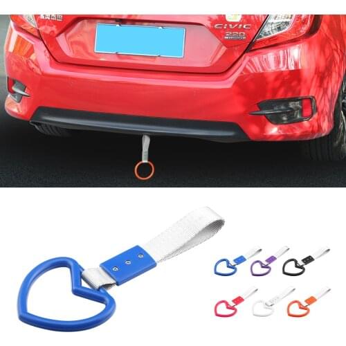 New Racing HANDLE STRAP RING with Strong nylon strap for SUBWAY TRAIN BUS HANDLE STRAP CHARM Drift Car enthusiast Universal