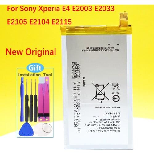 Wisecoco 2300mAh LIS1574ERPC Battery For SONY Xperia E4 E2003 E2033 E2105 E2104 E2115 Fast delivery Latest Production