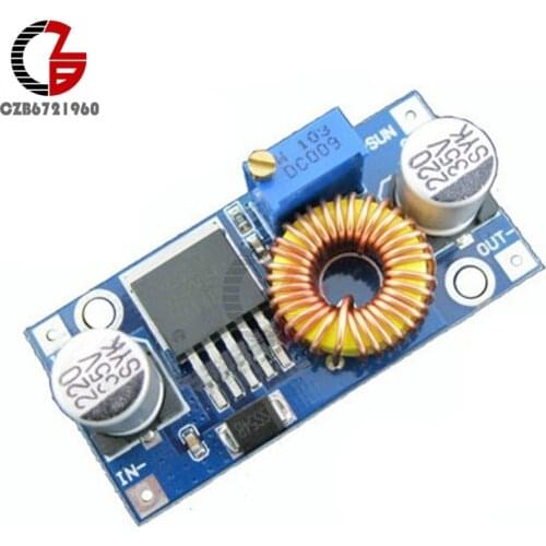DC-DC 5V-30V 5A XL4015 Step-down Converter Adjustable Power Supply Module DC 5V 12V 24V 30V Lithium Charger Step Down Board