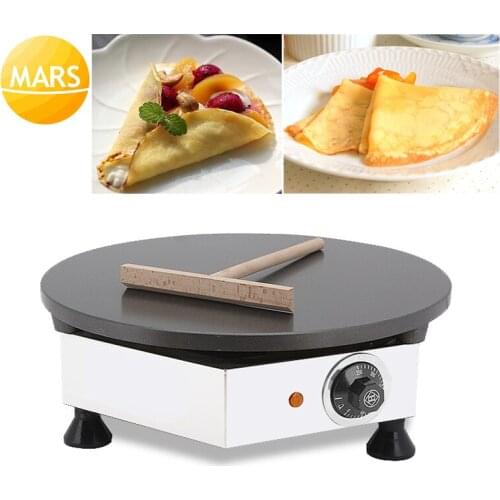 Commercial 40cm Electric Crepe Makers Pancake Making Machines Roti Chapati Pan Cake Irons Kitchen equipments