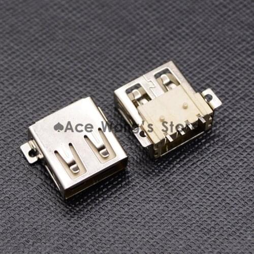 10pcs USB 2.0 Female Connectors Soldering A Type Interface SMD 2.0 USB Female Port