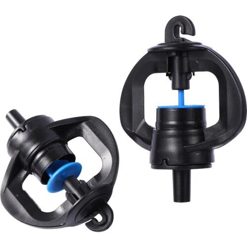 Agriculture Greenhouse Automatic Irrigation System Rotating Refraction Micro Nozzle Vegetable Garden Lawn Orchard Sprinkler 50Pc