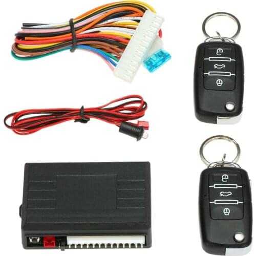 Car Door Lock Keyless Entry System Remote Central Locking Kit for VW LUPO POLO Car Accessories Car Styling