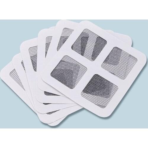 5/10/15 Pack Fix Net Window Home Adhesive Antis Mosquito Fly Bug Insect Repair Screen Wall Patch Stickers Mesh Window Screen