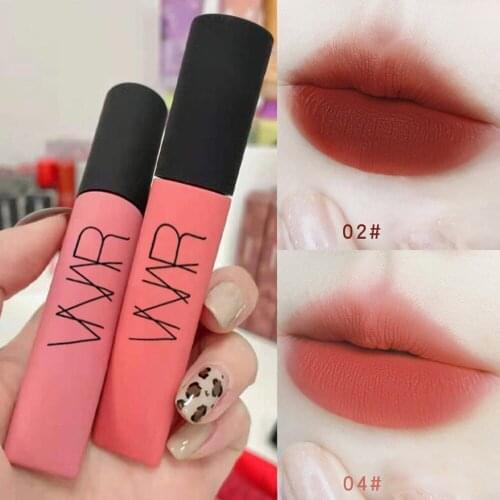 5-color Matte Velvet Lip Glaze, Waterproof Long-lasting Moisturizing Non-fading Lip Gloss Lipstick Sexy Lip Makeup Set