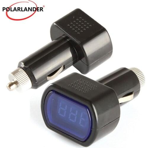 Accessory Mini Car Voltmeter Cigarette Lighter Auto Battery Voltage Monitor LED Digital Display Automobile Motorcycle Voltmeter