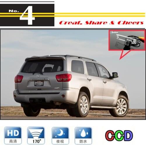 Liislee Car Camera For TOYOTA Sequoia High Quality Rear View Back Up Camera For PAL / NTSC Use| CCD + RCA