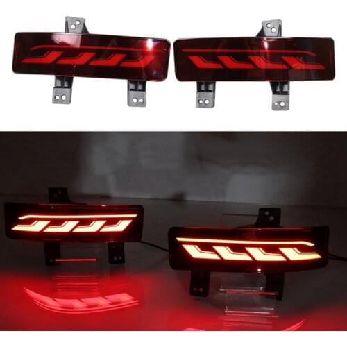 Car Rear Bumper Light Rear Bumper Reflector Brake Light Bumper Rear Taillight Fog Light for Honda CRV 2020 2021
