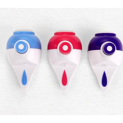 Household Automatic Toothbrush Holder Dispenser Squeezer Rack Wall-Mounted Organizer Dust-proof Bathroom Shelf Accessories Set