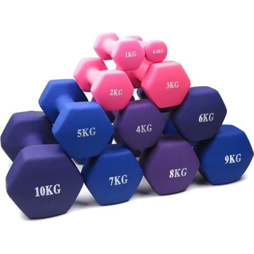Ladies Weightlifting Dumbbell New Design Bone Shape Portable Fitness Equipment Hexagonal Solid Iron Dumbbell