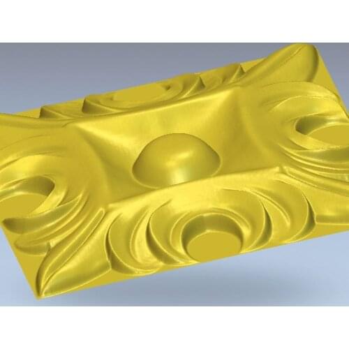 For cnc in STL file format rosette_71 3d model relief