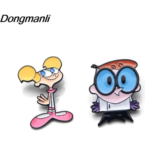 DZ5 Anime Figures Enamel Pin Brooches Cartoon Creative Metal Brooch Pins Denim Hat Badge Collar Jewelry 1pcs