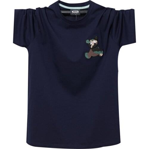 New Arrival 2021 Summer Oversized T Shirt Mens Short Sleeve Tshirt High Quality Cotton Casual Loose Fat Mens Clothing