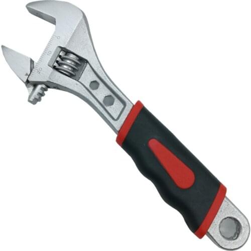 Julydream 6" (160mm) Adjustable Wrench Stubby Multipurpose Wrench For Home Repair DIY Tools