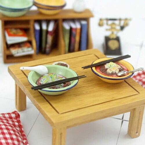 1/12 Kitchen Accessories Toys Doll house Miniature Retro Mini Soup Pots