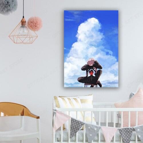 Home Decoration Wall Art Jujutsu Kaisen Sukuna Canvas Painting Anime Picture Modern Prints Modular Frame Poster For Living Room