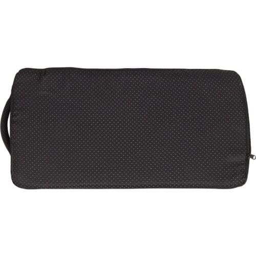 Foot Rest Cushion Anti Slip Mat to Relieve Knee Foot Pain Half Cylinder Design for Home and Office (Black)