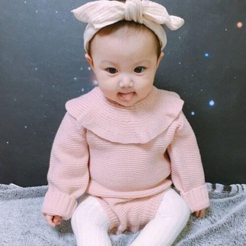 Newborn Baby Boy Rompers Toddler Jumpsuit Girls Candy Color Knitted Baby Clothes Infant Boy Overall Children Outfit Spring