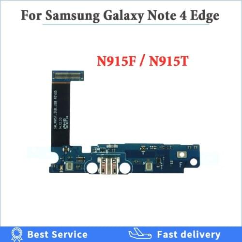 High quality Dock Connector Charging Port Flex Cable For Samsung Galaxy Note 4 Edge N915F N915T Replacement Parts FOR Samsung