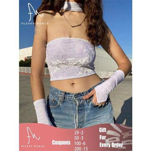 Women Summer Cute Purple Y2K Corset Top 2000s Aesthetic Clothes With Sleeve Sets Girl Crop Tube Tops Club Party FLUFFYWORLD