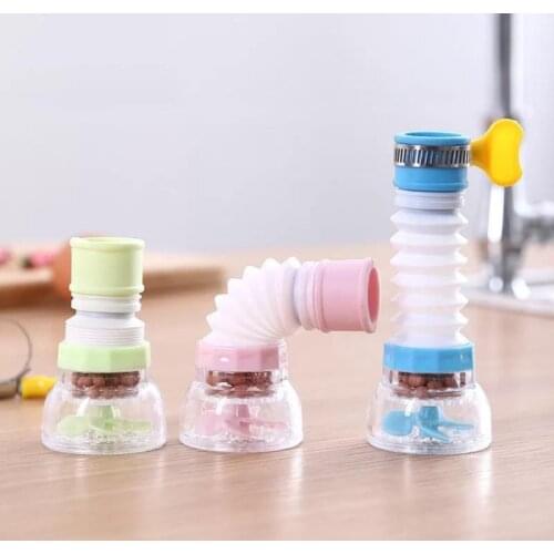 1pc Kitchen Faucet Extender 360° Rotatable Spray Head Adjustable Splash-proof Faucet Filter Nozzle Tap Water Filter Accessories