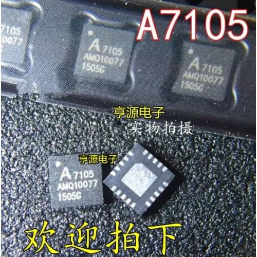 10PCS/LOT A7105 a71x05aqfi / Q Qfn-20 Wireless RF Transceiver Chip in Stock