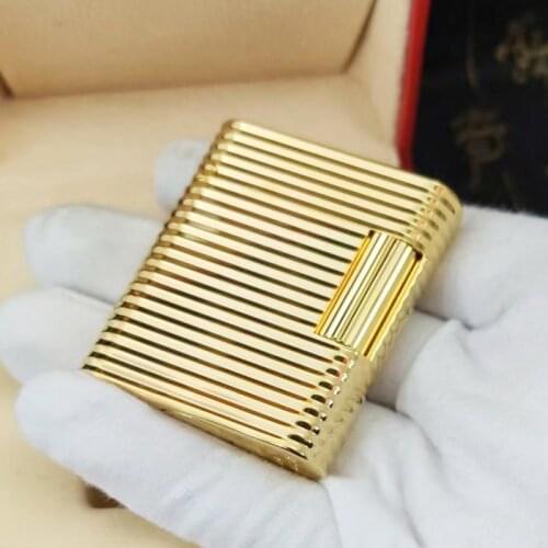 100% brand new retro lighter Seiko manufacture windproof copper body cigarette PING Bright Sound cigarette lighter