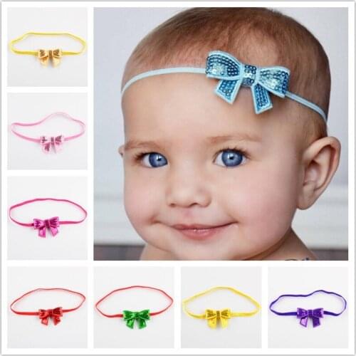 15 pcs/lot , Sequin Bow Headband, Valentines Day Headband