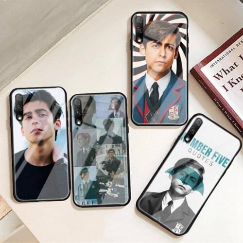 Aidan Gallagher Number Five Phone Case For Huawei P9 10 20pro 30lite Mate9 10lite 20pro Honor7A 8X 9 Nova3i 5ipro Tempered Glass