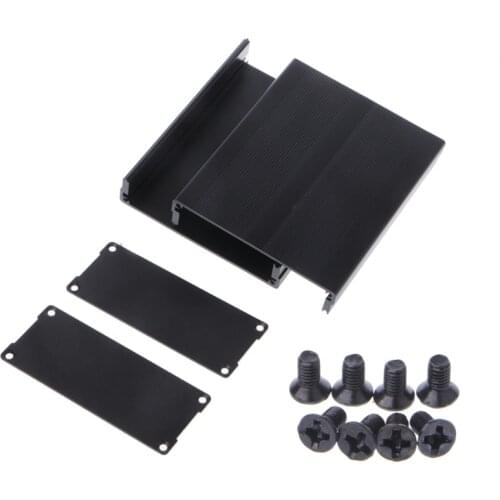 Aluminum Box Enclosure DIY Electronic Project Black Instrument Case 120x97x40mm 62KD