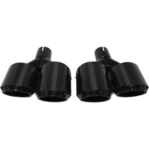 Car exhaust pipe muffler carbon fiber Y-shaped stainless steel suitable SZ013