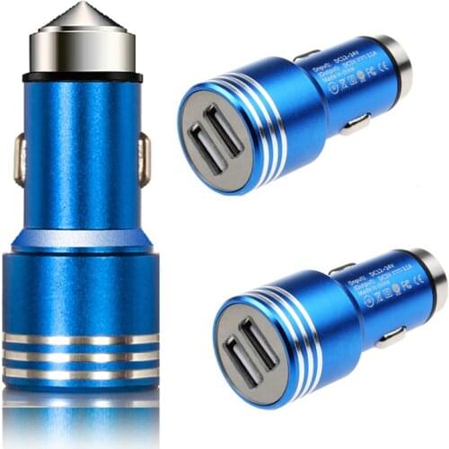 Safety hammer 12V 2.1A car charger 2017 made in China