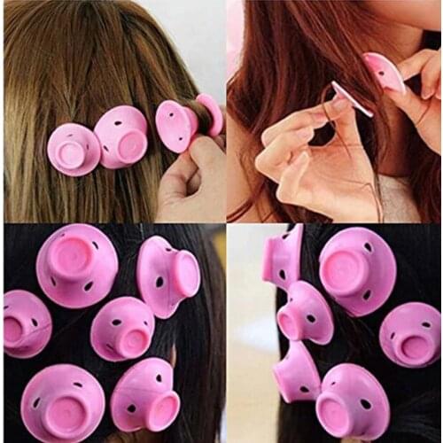 10/20pcs Soft Rubber Silicone Hair Curler Twist Hair Rollers Hair Curler No Heat Hair Styling DIY Tool 30