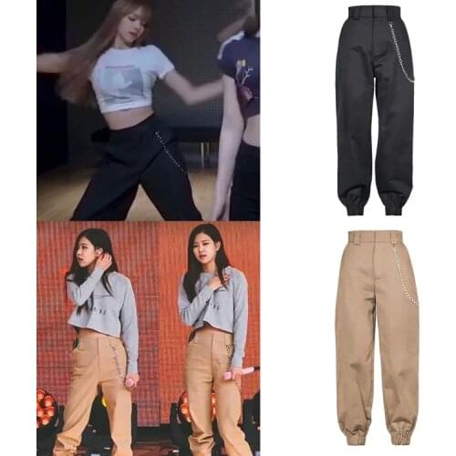 Kpop Korean Celebrity spring new practice room casual trousers women loose fashion streetwear Harajuku pants joggers sweatpants