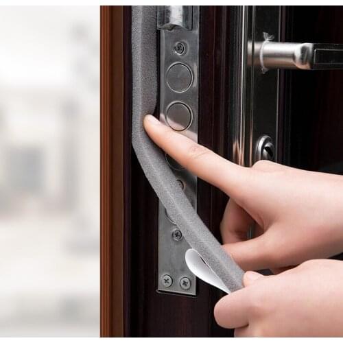 Household Windproof Sound Insulation Sealing Strip for Door Window Self-adhesive Foam Sealant Gap Insulation Tape DIY