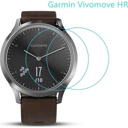 For Garmin Vivomove HR 0.3mm 2.5D 9H Tempered Glass Screen Ultra Clear Scratch Proof Glass for garmin