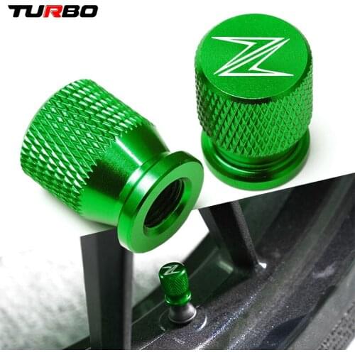 For KAWASAKI Z750 Z650 Z800 Z900 Z1000 ZX6R ZX10R ZX14R CNC Motorcycle Accessories Wheel Tire Valve Stem Caps Airtight Covers