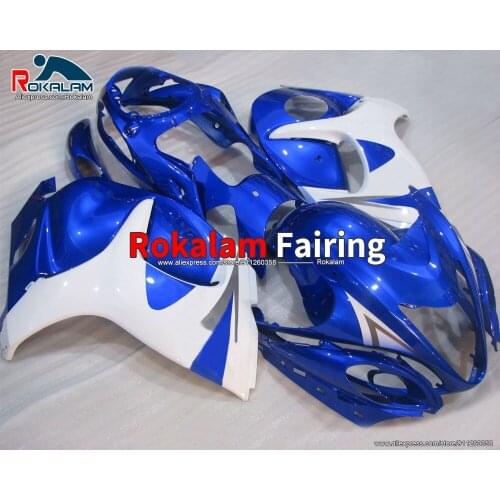 Cowl For Suzuki GSXR1300 2008 2009 2010 2011 2012 2013 2014 2015 2016 White Blue Motorcycle Bodywork (Injection Molding)